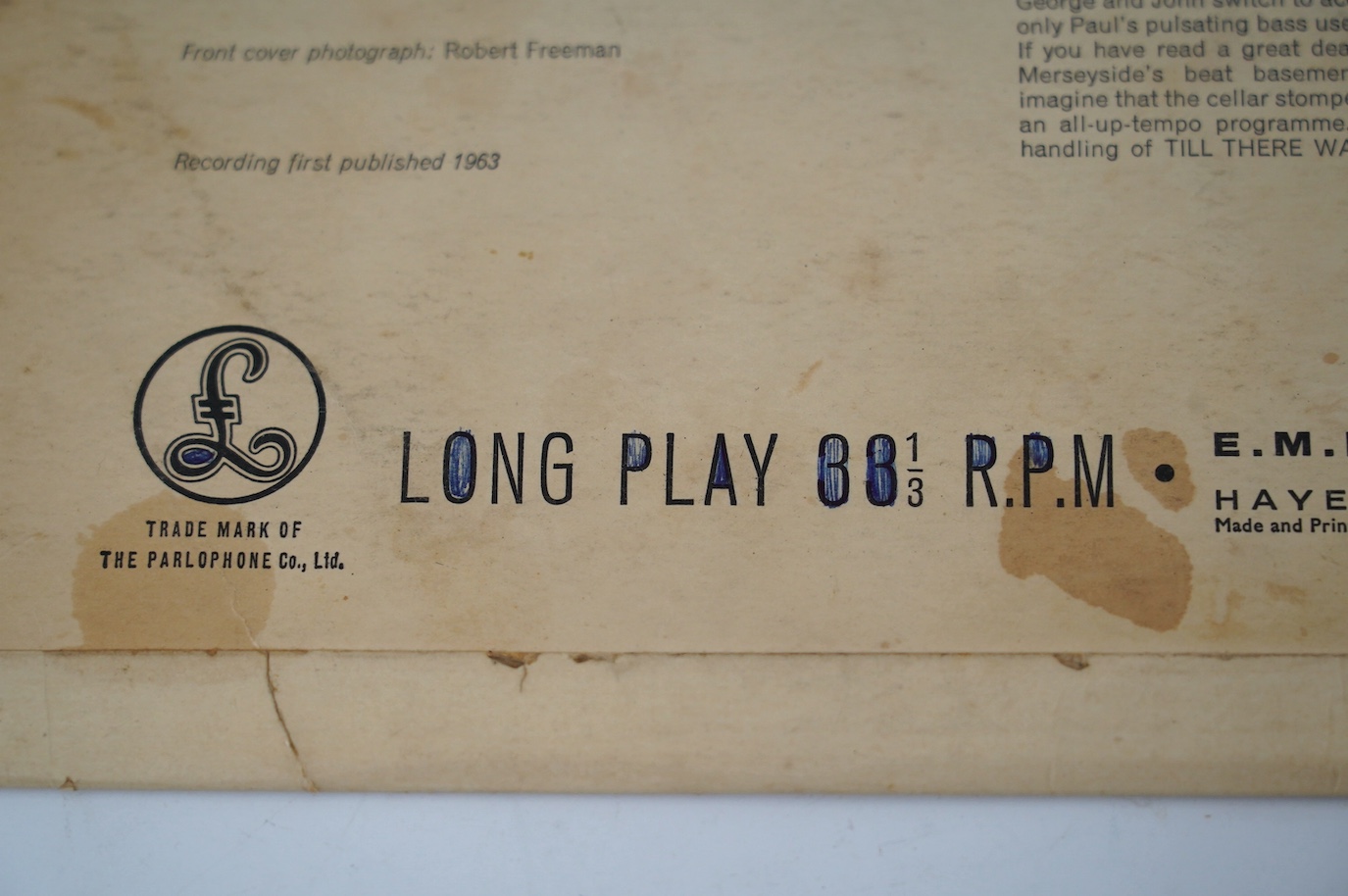 Ten The Beatles LP record albums; With The Beatles, PMC 1206, XEX.447, two copies of A Hard Day’s Night, both PMC 1230, XEX.481, two copies of Help!, PMC 1255, XEX.549 and PMC 1255, XEX.550, Rubber Soul, PMC 1267, XEX.57